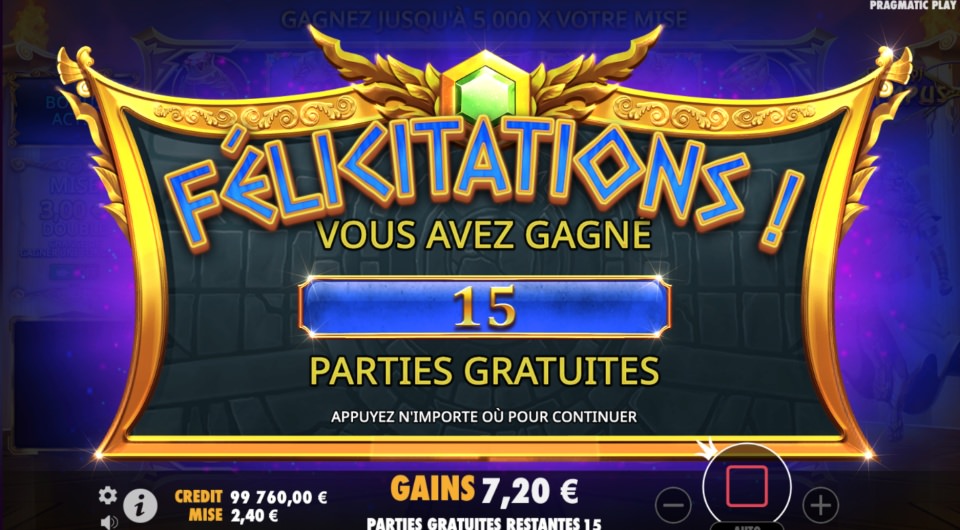 gates of olympus 15 parties gratuites