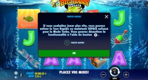 big bass bonanza partie rapide