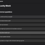 lucky block crypto casino - faq section